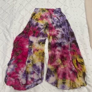 Tie die palazzo pants